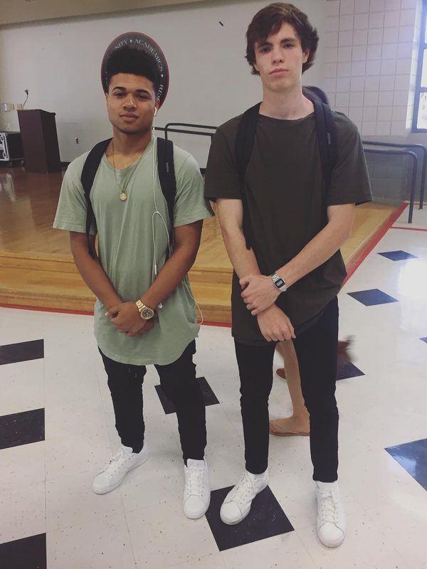 Olive green white Stan black jean fit game fire