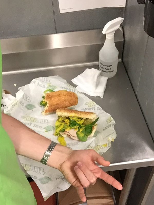 newest Subway employee!!!