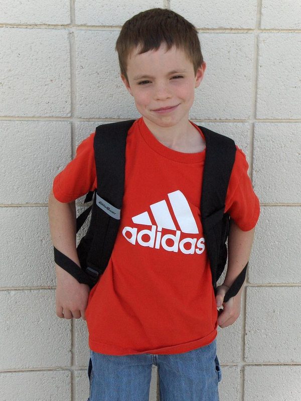 catch me on the first day of third grade with that eddie bauer backpack